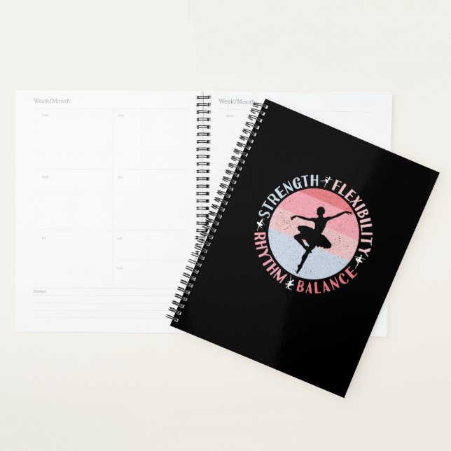 Agenda Bailarina de ballet Ballerina - Valores de Mindset (Demostración)