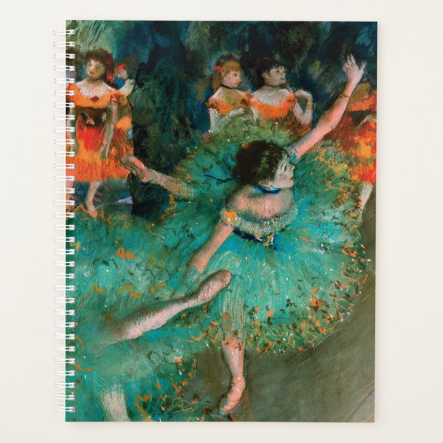 Agenda Bailarinas en verde de Edgar Degas (Anverso)