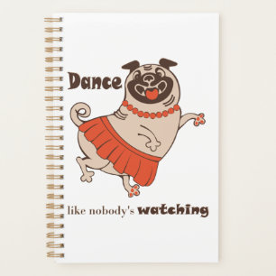 Agenda Baile como si nadie viera a Pug Chica
