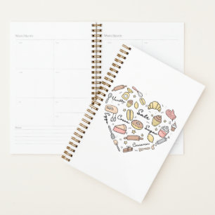 Agenda Baker Heart Funny Bakery Baking Pastry Chef