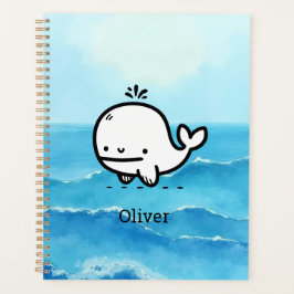 Agenda Ballena bebé adorable - Kawaii Sea Creature Line A