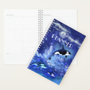 Agenda Ballenas asesinas a plena Luna - Dibujo artístico