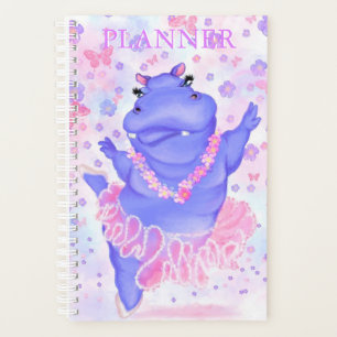 Agenda Ballerina Hippo Planner Gift - Diversión