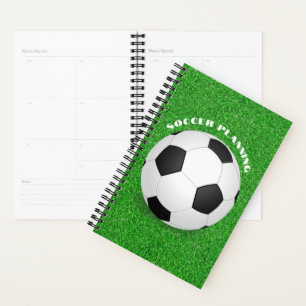 Agenda Balón de fútbol en el campo