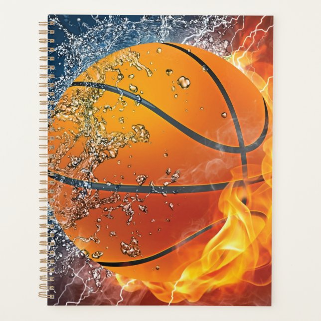 Agenda Baloncesto en llamas (Anverso)