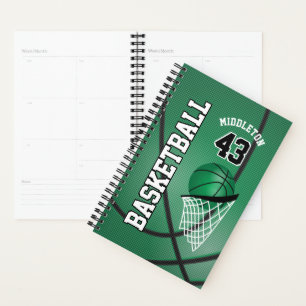Agenda Baloncesto personalizar - Verde