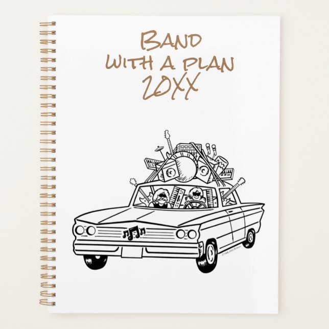 Agenda Banda Con Planner De Plan 20XX (Anverso)