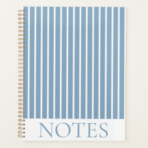Agenda Banda vertical azul Minimalista moderna