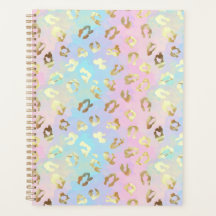 Bandana de piel de leopardo de colores pastel