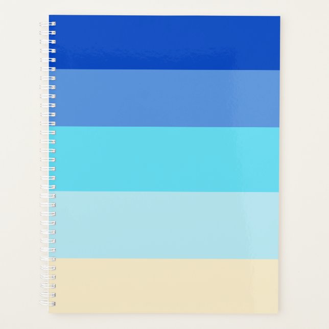 Agenda Bandas de colores oceánicos (Anverso)