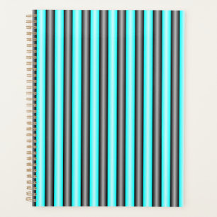 Agenda Bandas de efecto Metalizado moderno Neon Blue y Bl