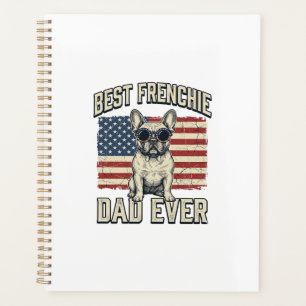 Agenda Bandera Americana de Papá Frenchie Vintage