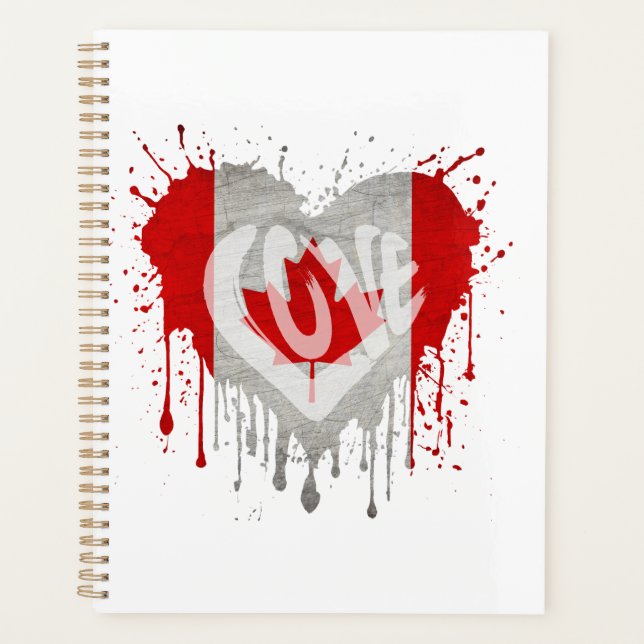Agenda Bandera de amor Canadá (Anverso)
