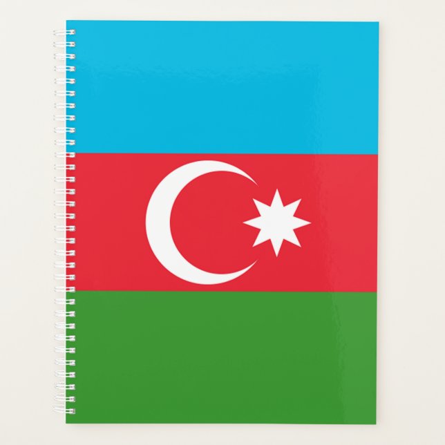 Agenda Bandera de Azerbaiyán (Anverso)