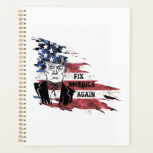 Agenda Bandera de Estados Unidos. Donald Trump.