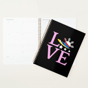 Agenda Bandera de Filipinas - Amor rosa filipino