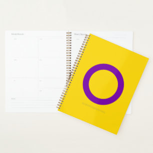 Agenda Bandera de orgullo intersexual de SlipperyJoe's fo