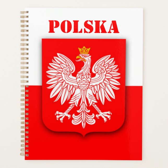 Agenda Bandera de Polonia fútbol patriótico Polska viajar (Anverso)