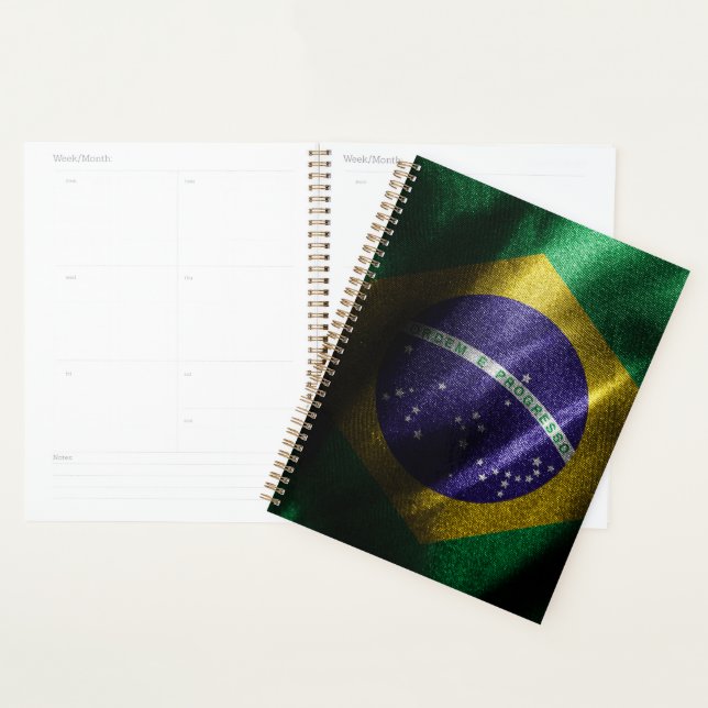 Agenda Bandera de seda de Brasil (Demostración)