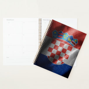 Agenda Bandera de seda de Croacia