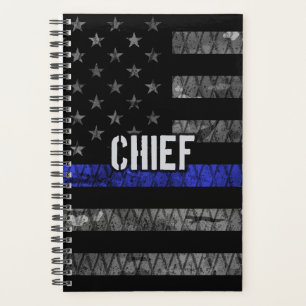 Agenda Bandera del jefe de la policía con problemas