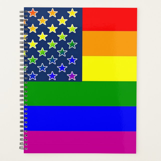 Agenda Bandera del Orgullo Arcoíris (Anverso)
