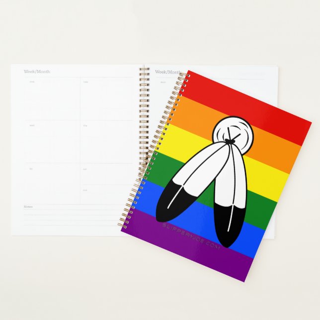 Agenda bandera del orgullo de dos espíritus de SlipperyJo (Demostración)