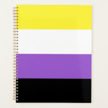 Bandera del Orgullo no binaria moderna