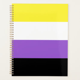 Agenda Bandera del Orgullo no binaria moderna