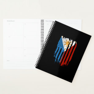 Agenda Bandera filipina mitad americana mitad filipina