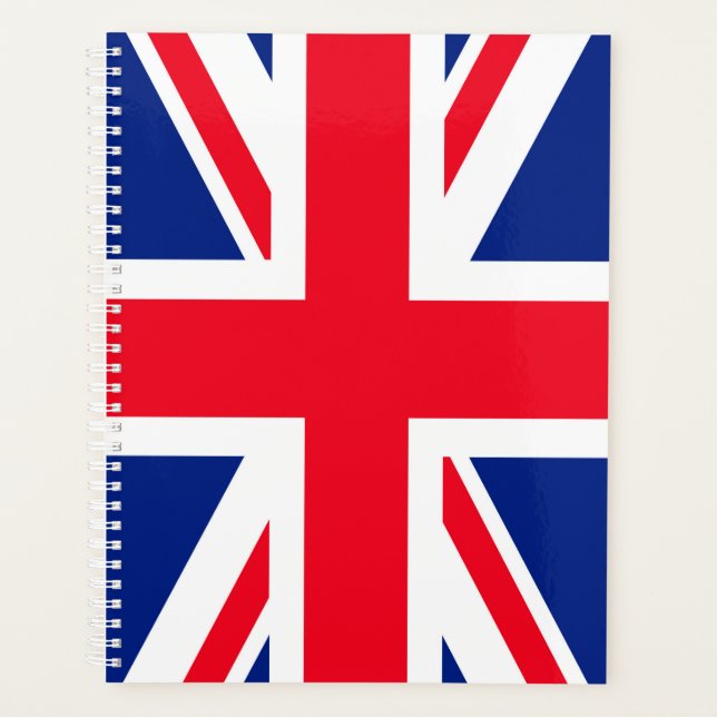 Agenda Bandera Jack Union del Reino Unido (Anverso)