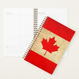Agenda Bandera nacional patriótica vintage original de CA