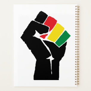 Agenda Bandera panafricana Puño, historia negra afroameri
