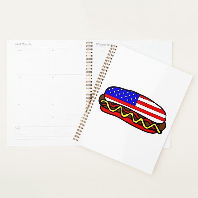 Agenda Bandera Patriótica Americana Perro caliente (Subido por el creador)