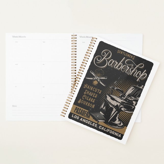 Agenda Barbershop Retro Hairlows Shaves (Subido por el creador)