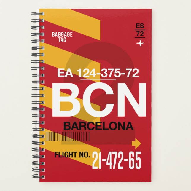 Agenda Barcelona - Travel Planner 2026 (Anverso)