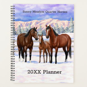 Agenda Barrio Marrón de caballos en Nieve