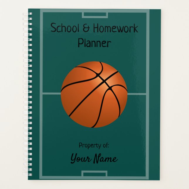 Agenda Basketaball - School Planner - HAMbyWG (Anverso)