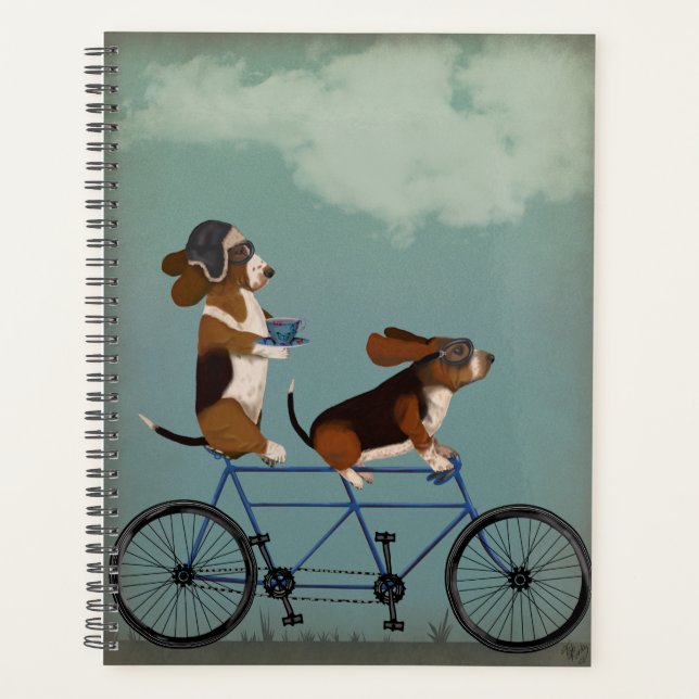 Agenda Basset Hound Tandem (Anverso)