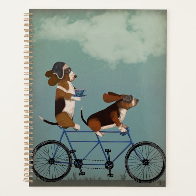 Agenda Basset Hound Tandem (Anverso)