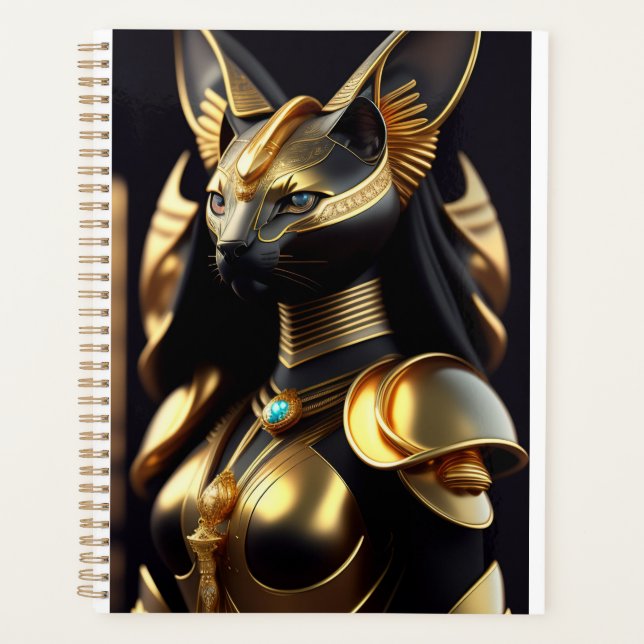 Agenda Bastet, diosa de los gatos (Anverso)