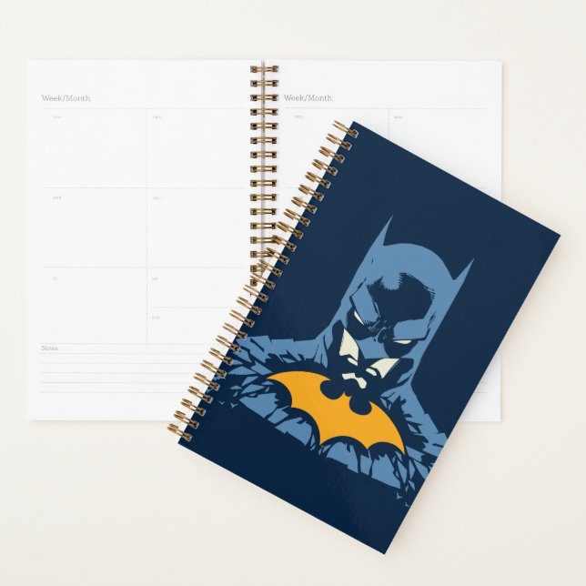 Agenda Batman Destrozó Con Logo De Oro (Demostración)