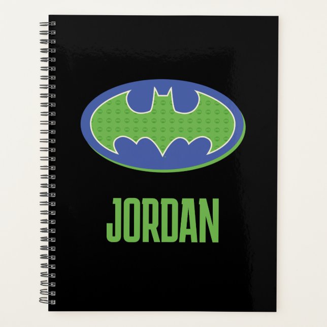 Agenda Batman | Símbolo morado y verde (Anverso)