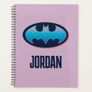 Agenda Batman Símbolo rosa y azul