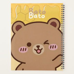 Agenda "Bato Bato" Honey Bear Spiral