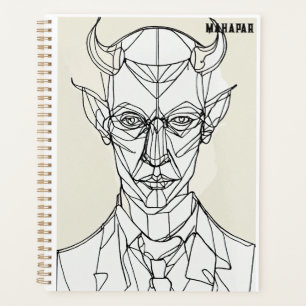 Agenda Bauhaus Devil Line Art