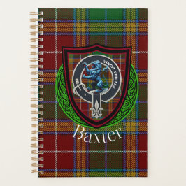 Agenda Baxter Scottish Clan Tartan & Crest