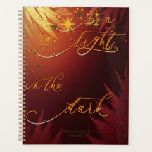 Be A Light Red-Gold Mel Mae Schmidt Stationery