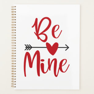 Agenda Be Mine Arrow Through Heart El día de San Valentín