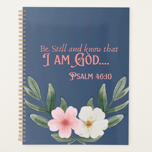 Agenda Be Still and Know Planner (Anverso)